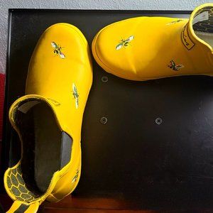 Wellibob rain booties - Size 7 golden-yellow